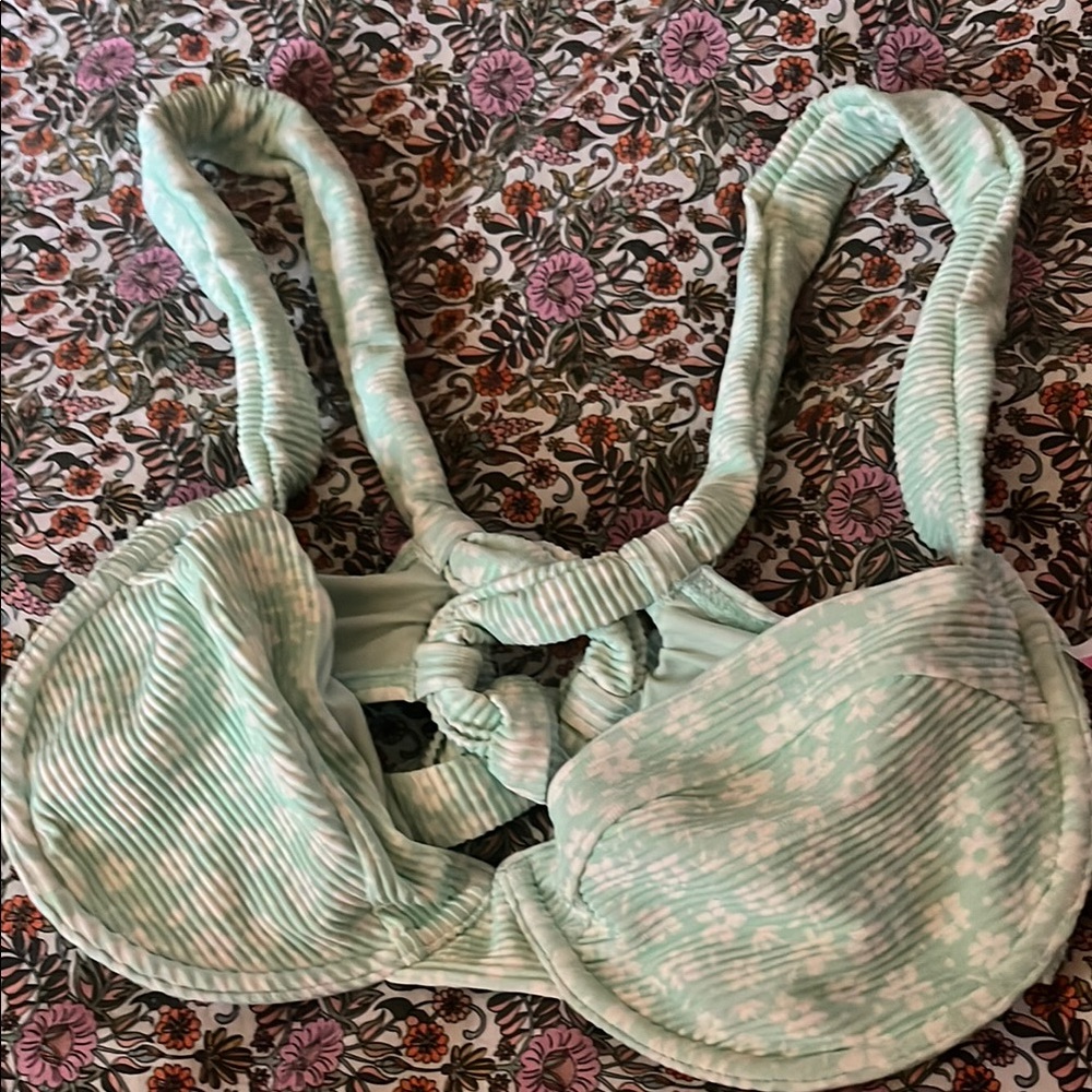 Billabong Light Green Bikini Top